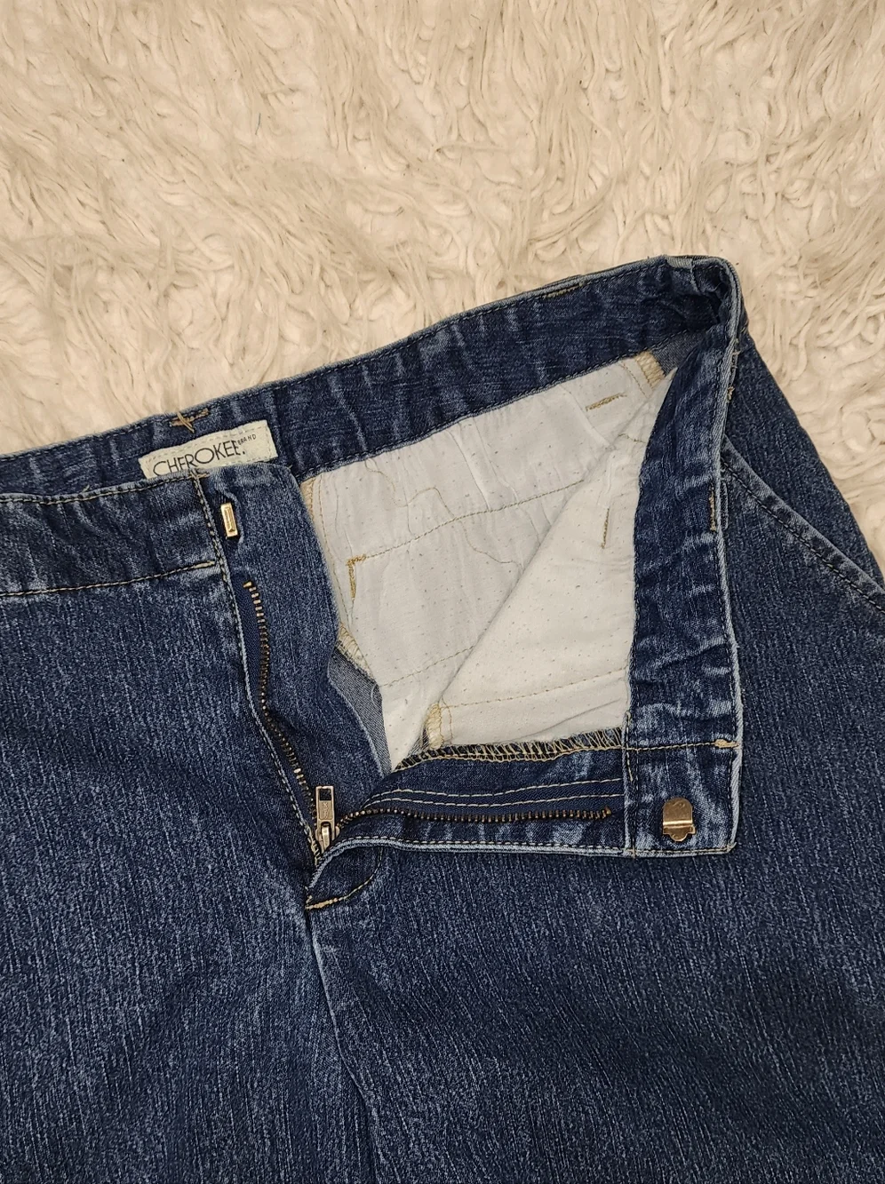 Cherokee Dark Wash Denim Shorts